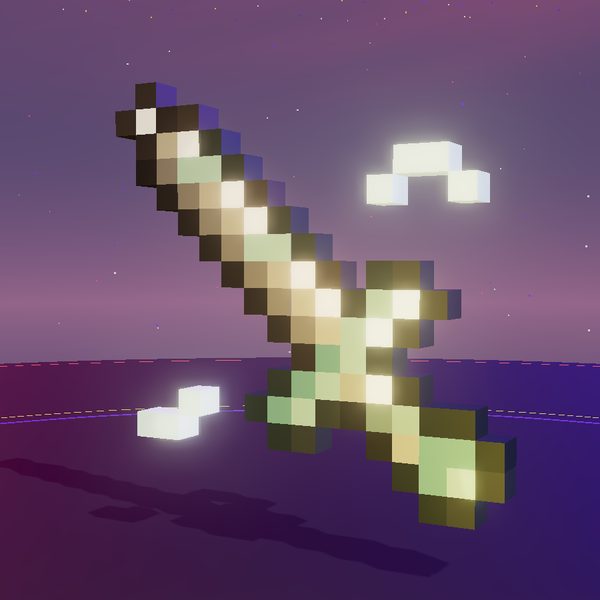 Whirlwind Sword 3D render