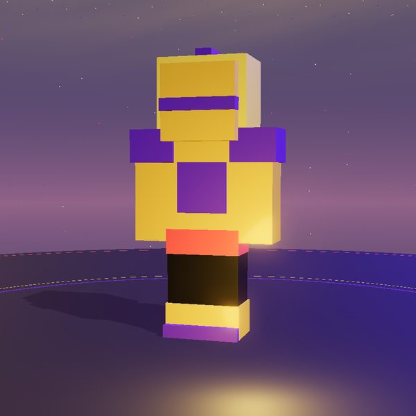 Prideful Set worn on a mannequin, 3D render