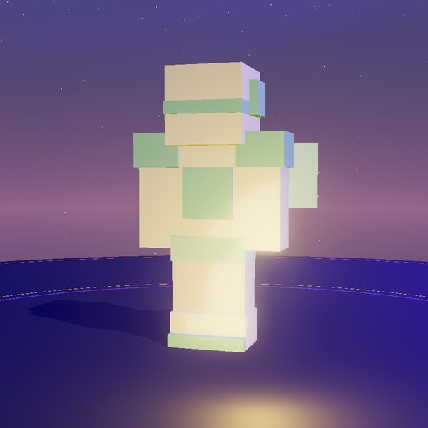 Tempest Set worn on a mannequin, 3D render